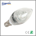 NOVO! Baixo consumo de alumínio Kingunion LED vela luz série CE &amp; RoHS aprovado